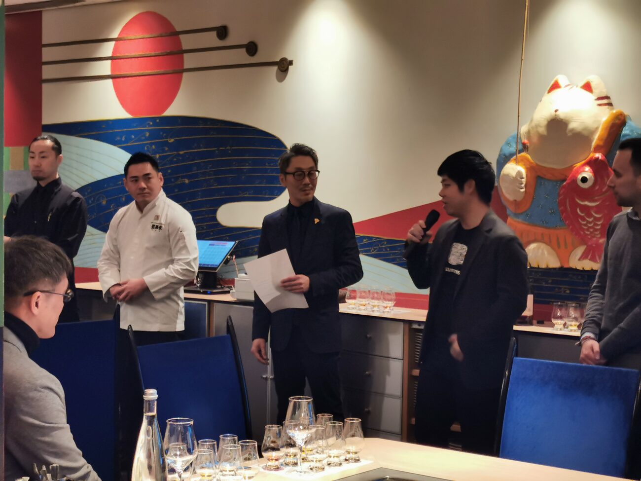 Gruppenfoto beim Nikka Pairing Dinner 2026 bei KABUKI